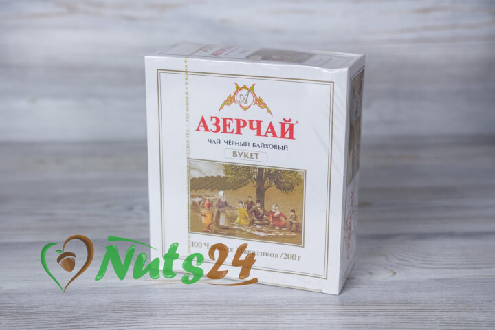 Чай Азерчай чёрный байх. с чабрецом 100 пак.(без конверта)