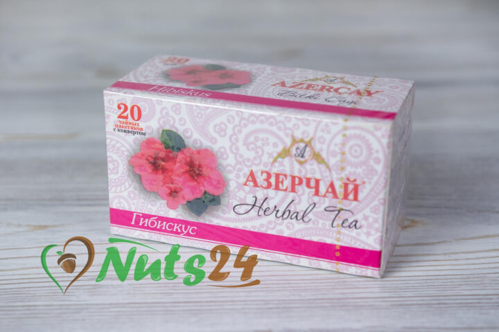 Чай Азерчай травяной гибискус 20 пак.