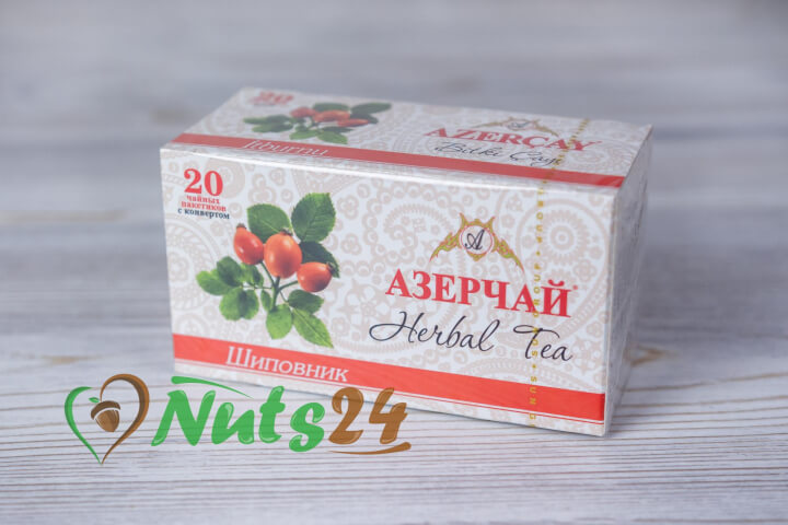Чай Азерчай травяной шиповник 20 пак.