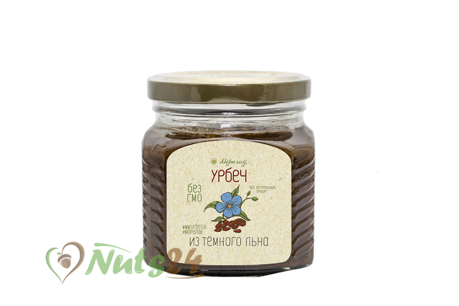 Урбеч из тёмного льна  230 г