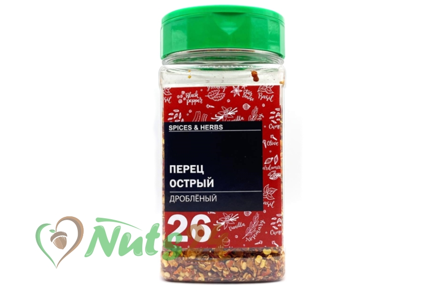 Перец острый дроблёный №26, банка ( 90 гр ) 
